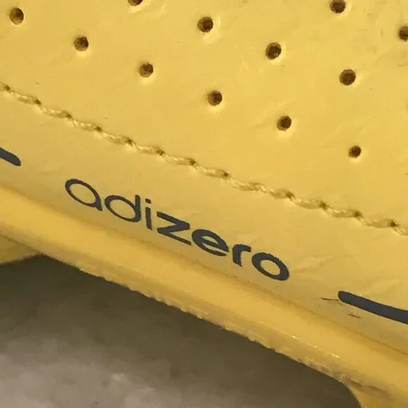 Adidas Adizero Sneakers Mens 15 Yellow Rose 1 Retro All Star Basketball Shoes - Picture 3 of 14